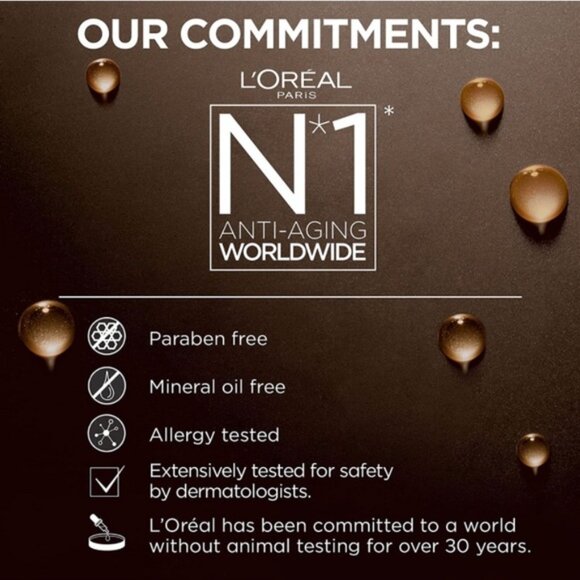 Loreal Paris- NEW Antioxidant Midnight Serum- Age Perfect• Travellers Size 3.8ML - Picture 7 of 7